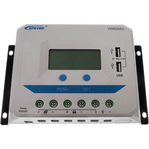 Controlador de Cargas com Display 45A 12/24V Off Grid PWM - VS4524AU