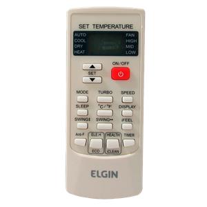 Controle Remoto Original Ar Condicionado Elgin - 124195418000